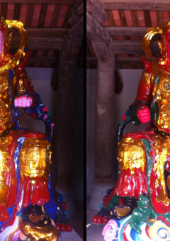 Tượng Hộ Pháp - Khuyển Thiện - Phạt Ác
