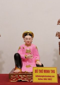 Tượng Cô Chín - Gỗ mít - Sơn son thếp vàng - Mẫu 2