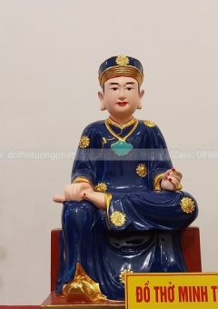 Tượng Ông Hoàng Bảy, gỗ mít, ngồi song thất