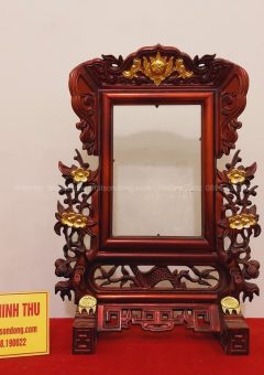 KHUNG ẢNH - chạm mai, đục tay đẹp - sơn giả cổ